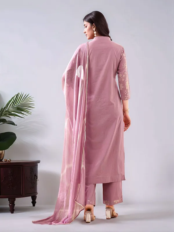 Women_Lavender_Pure_Cotton_Thread_work_&_Sequins_Embroidered_Straight_Kurta_Set_&_Dyed_Dupatta