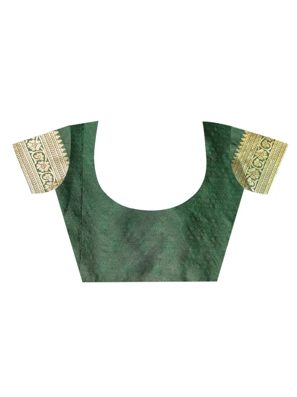 Green_Woven_Banarasi_Art_Silk_Saree_For_Women