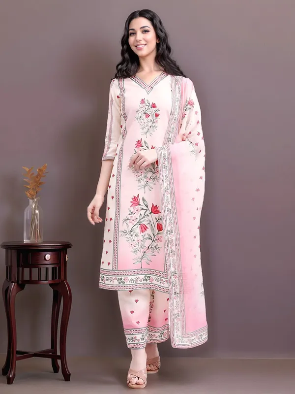 Women_Light_Pink_Pure_Cotton_hand_block_Print_Straight_Kurta_Set_with_Printed_Dupatta