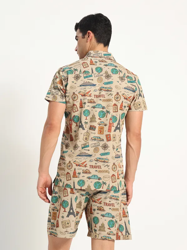 Tropical_Printed_Shirt_with_Shorts