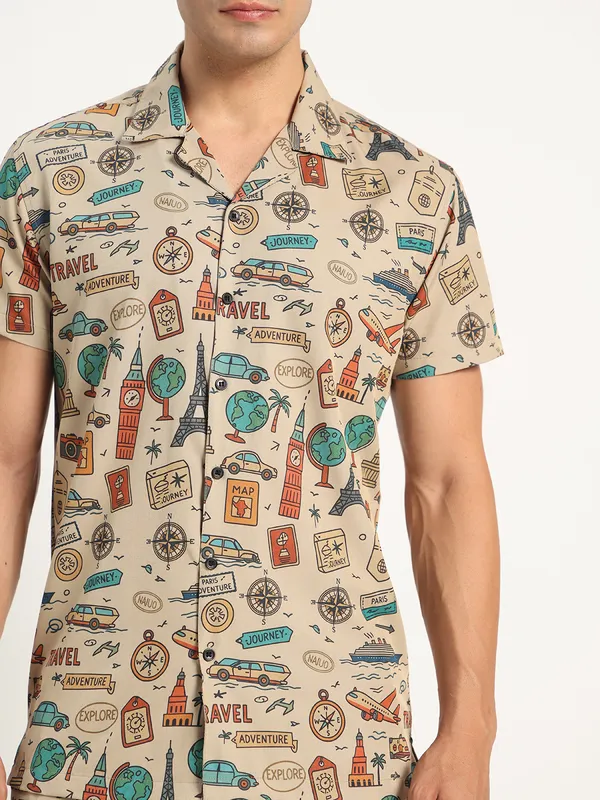 Tropical_Printed_Shirt_with_Shorts