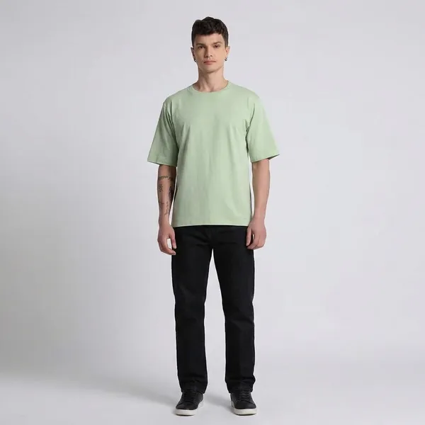 Mint_Green_Cotton_T-Shirt_For_Men