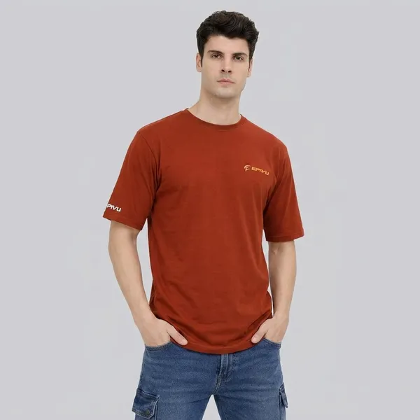 Brown_Cotton_T-Shirt_For_Men