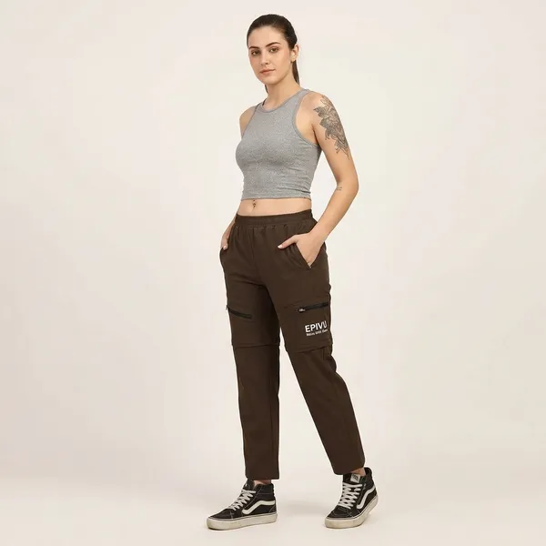 Coffee_Nylon_Blend,_Spandex,_Terry_Pants_For_Women