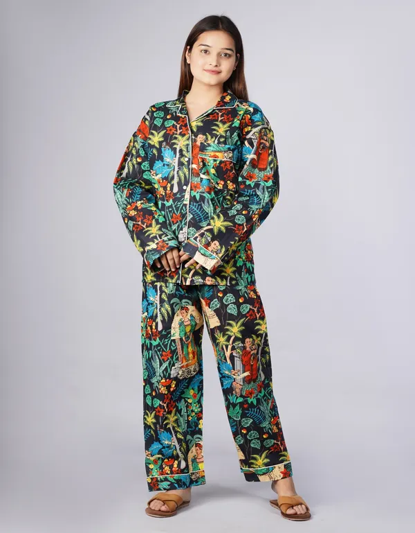 Black_Soft_Cotton_Nightsuit_For_Women_&_Girls