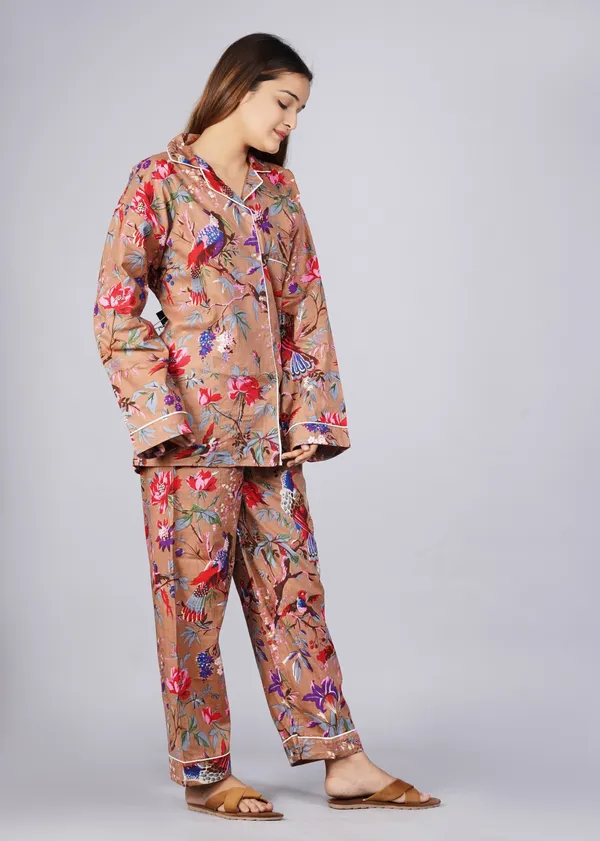 Brown_Soft_Cotton_Nightsuit_For_Women_&_Girls