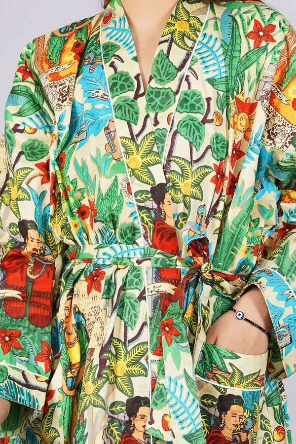 Off-White_Printed_Cotton_Kimono/_Bathrobe_For_Women_&_Girls