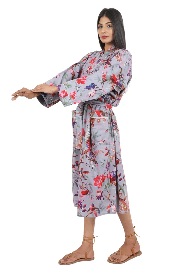Grey_Bird_Printed_Cotton_Kimono/_Bathrobe_For_Women_&_Girls