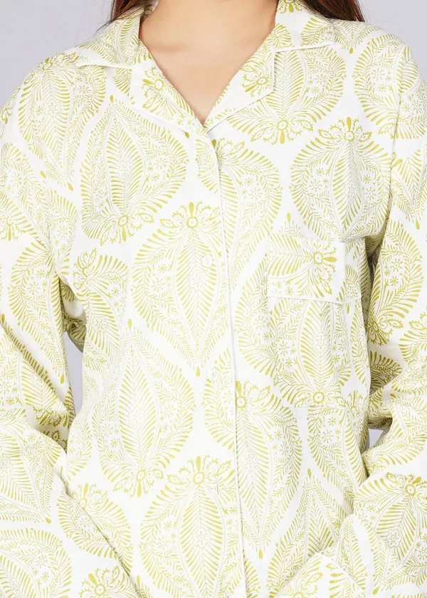 Light_Yellow_&_White_Soft_Cotton_Nightsuit_For_Women_&_Girls