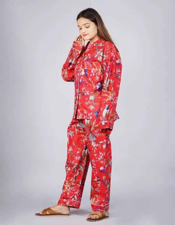 Dark_Red_Soft_Cotton_Nightsuit_For_Women_&_Girls