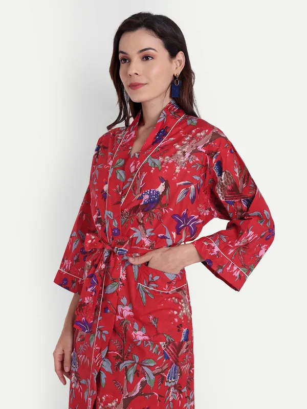 Red_Bird_Printed_Cotton_Kimono/_Bathrobe_For_Women_&_Girls