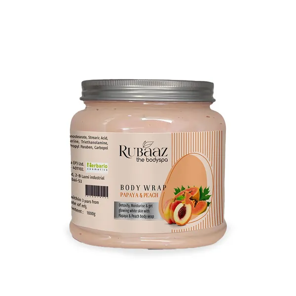 Rubaaz_Papaya_&_Peach_Body_Wrap_Exfoliating_&_Brightening_Fruit_Body_Pack_(500g/1kg)