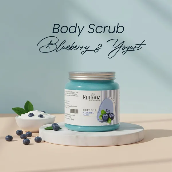 Rubaaz_Blueberry_Yogurt_Body_Scrub_Exfoliating_Spa_Body_Polishing_Scrub_(500g/1kg)
