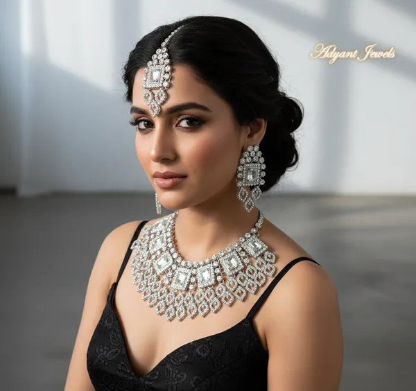 Silver_Premium_&_Elegant_Alloy_Jewellery_Set_For_Women_Adults