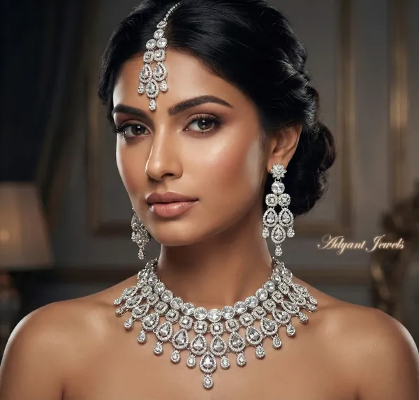 Silver_Premium_&_Elegant_Alloy_Jewellery_Set_For_Women_Adults