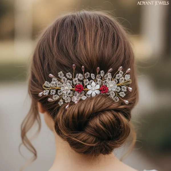 Adyant_Jewels_Elegant_Floral_Hair_Brooch_with_Red_Roses_&_Crystal_Beads_|_Bridal_Hair_Pin_Accessory_for_Women_&_Girls_|_Traditional_Wedding_&_Party_Wear_Hair_Clip_Jewellery
