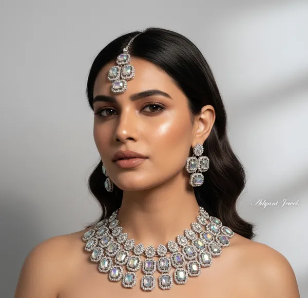 Silver_Premium_&_Elegant_Alloy_Jewellery_Set_For_Women_Adults