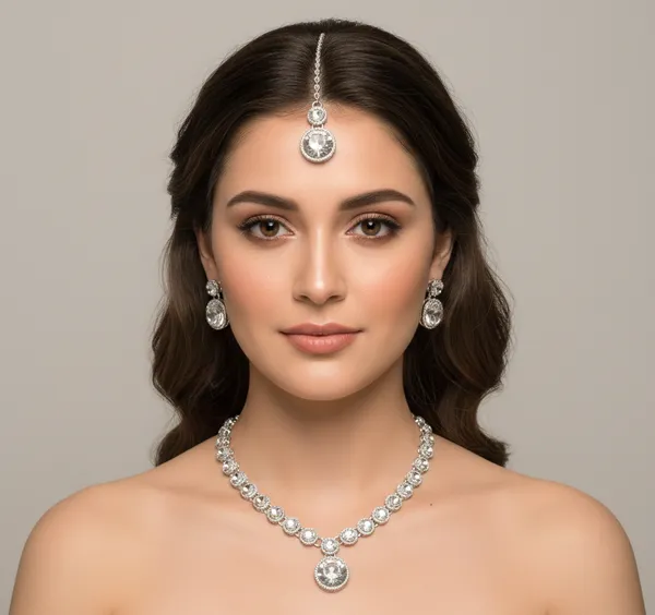 Adyant_Jewels_Silver-Plated_Round_Crystal_Necklace_Set_with_Earrings_&_Maang_Tikka
