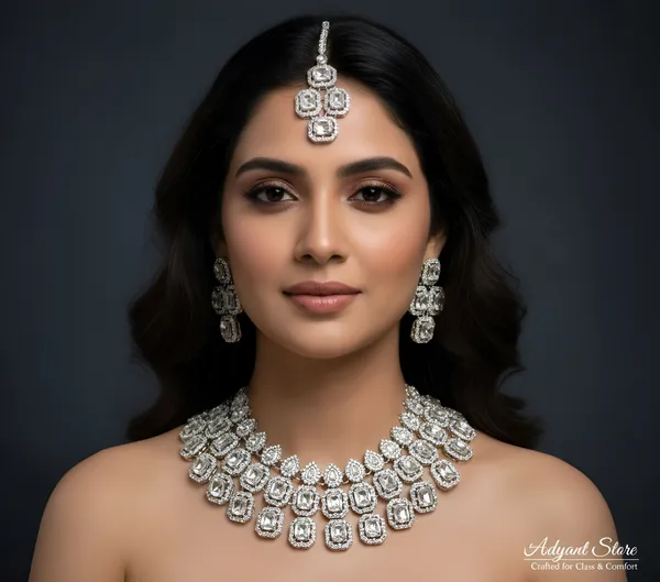 Silver_Premium_&_Elegant_Alloy_Jewellery_Set_For_Women_Adults
