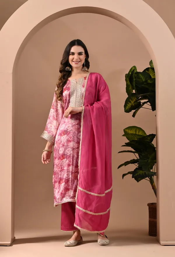 Magenta_Tissue_Organza_Premium_Suit_Set_For_Women