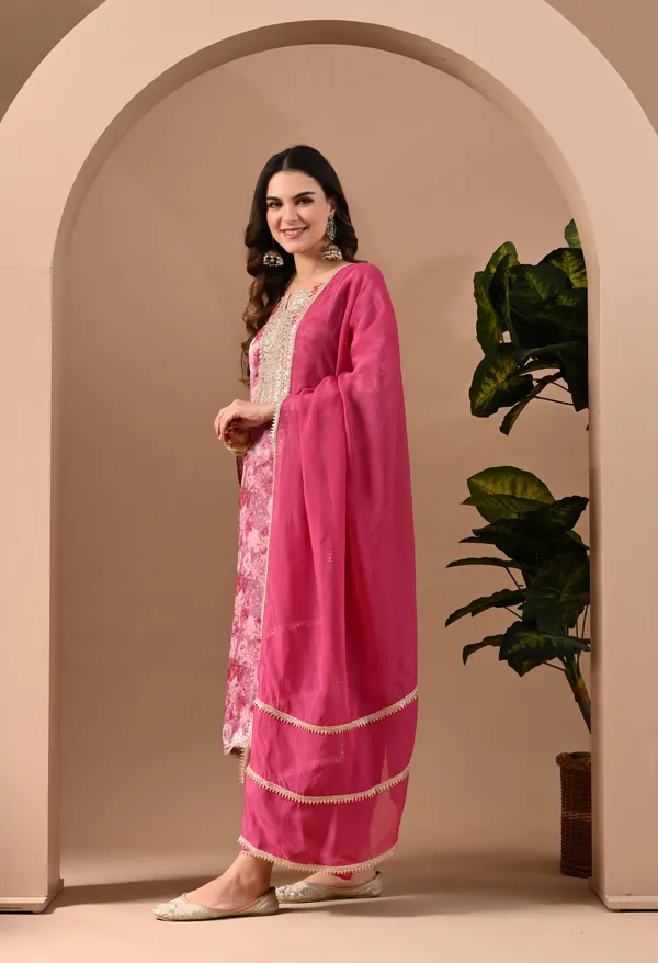 Magenta_Tissue_Organza_Premium_Suit_Set_For_Women