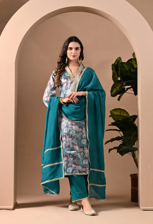 Teal_Tissue_Organza_Premium_Suit_Set_For_Women