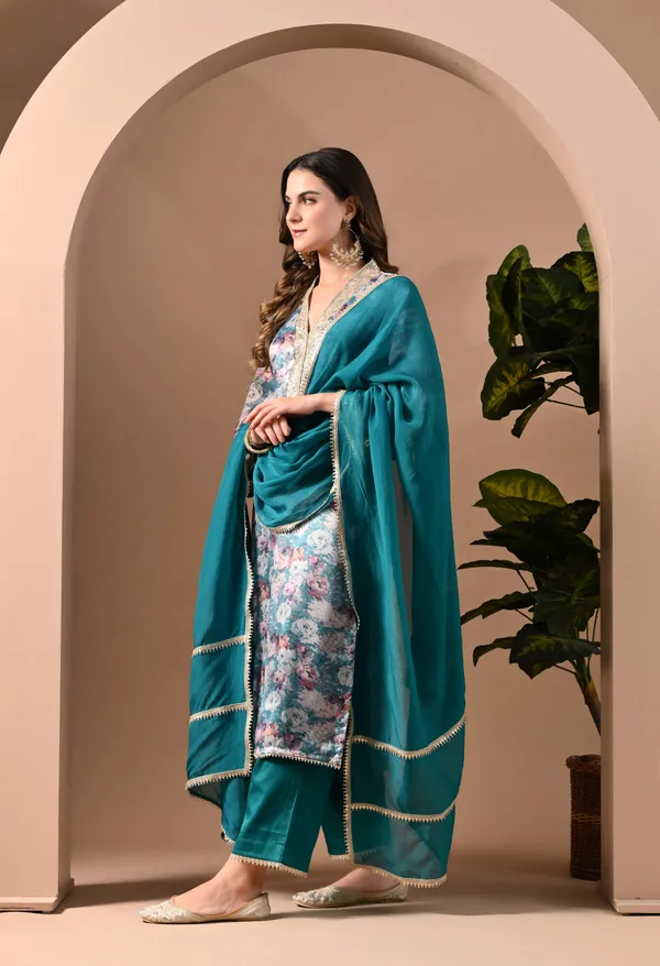 Teal_Tissue_Organza_Premium_Suit_Set_For_Women