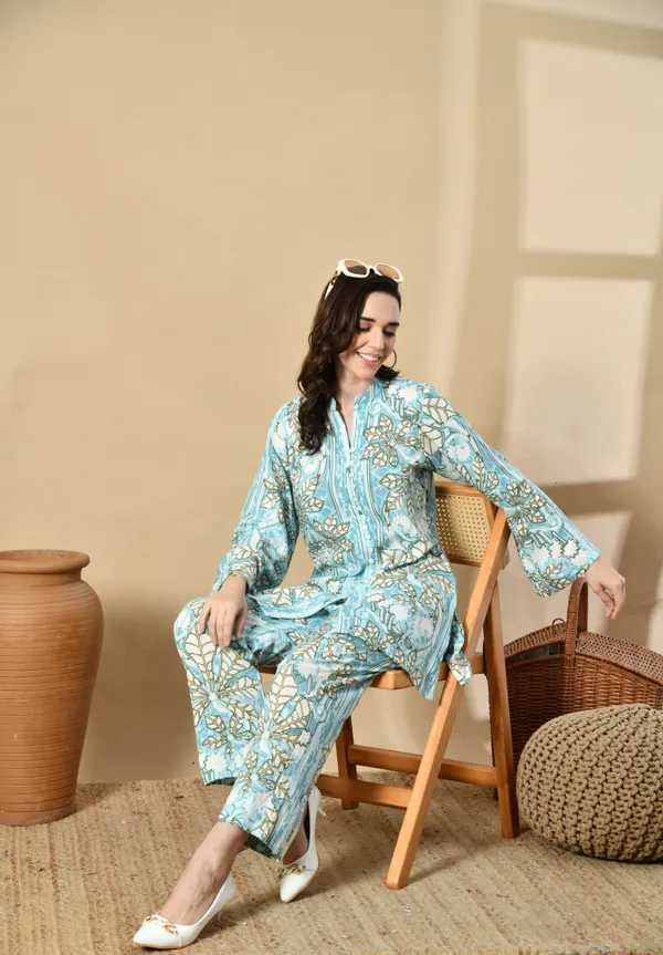 Blue_Serenity_Cotton_Premium_Co-Ord_Set_For_Women