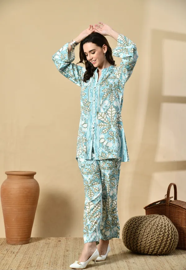 Blue_Serenity_Cotton_Premium_Co-Ord_Set_For_Women