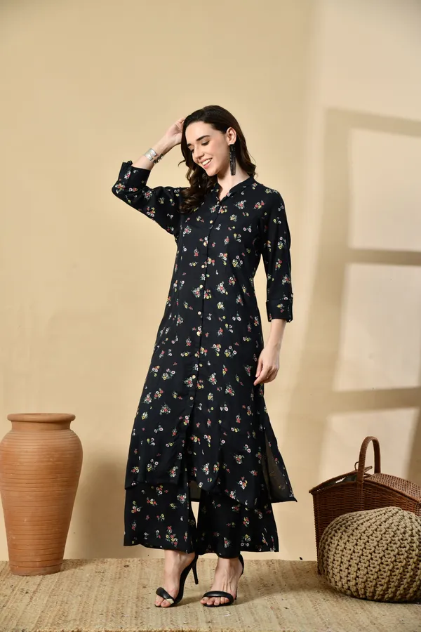 Black_Floral_Rayon_Premium_Co-Ord_Set_For_Women
