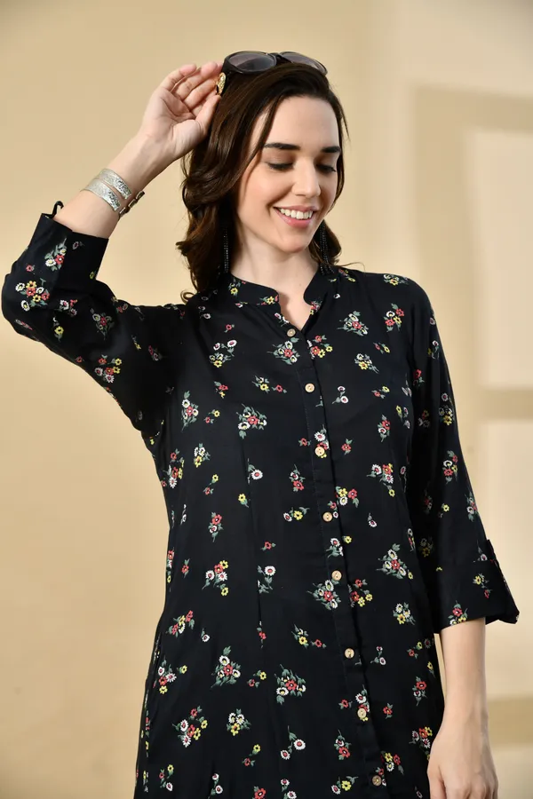 Black_Floral_Rayon_Premium_Co-Ord_Set_For_Women