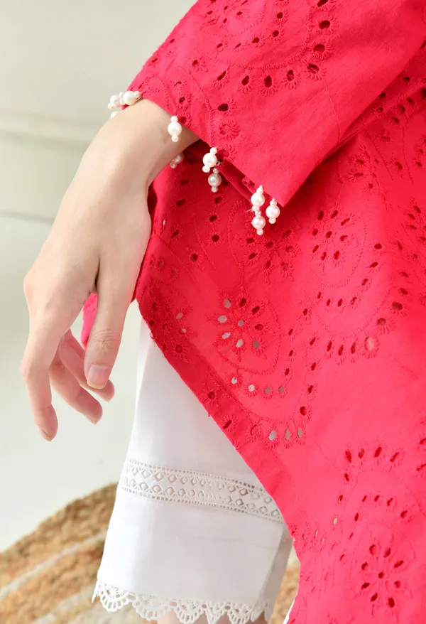 Magenta_Hakoba_Cotton_Premium_Pearl_Set_For_Women