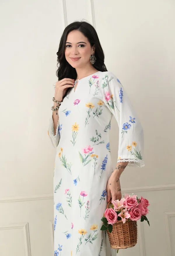 White_Blossom_Rayon_Premium_Co-Ord_Set_For_Women