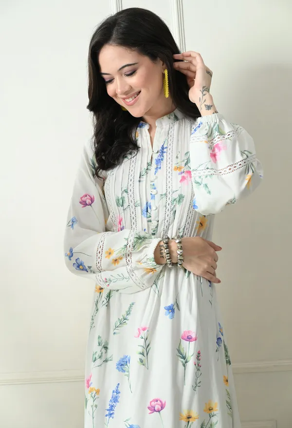 White_Floral_Maxi_Rayon_Premium_Dress_For_Women