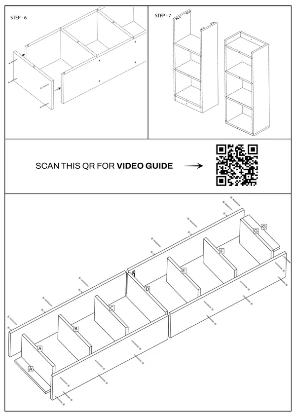 Engineered_Wooden_Book_Rack,Space_Saver_Book_Shelf_For_Home_Living_Room_And_Office_Table_Top_Free_Standing_Organizer,Laminated_Finish_Modern_Book_Shelve_(Ghodo__6Shelf)(Do-It-Yourself)