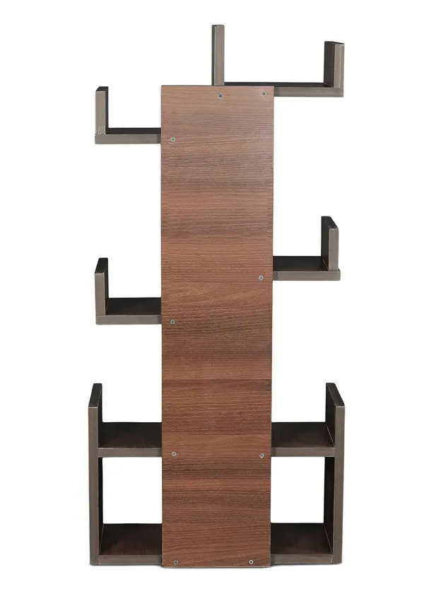 Engineered_Wooden_Book_Rack,Space_Saver_Book_Shelf_For_Home_Living_Room_And_Office_Table_Top_Free_Standing_Organizer,Laminated_Finish_Modern_Book_Shelve_(Kurtiz_)(Do-It-Yourself)