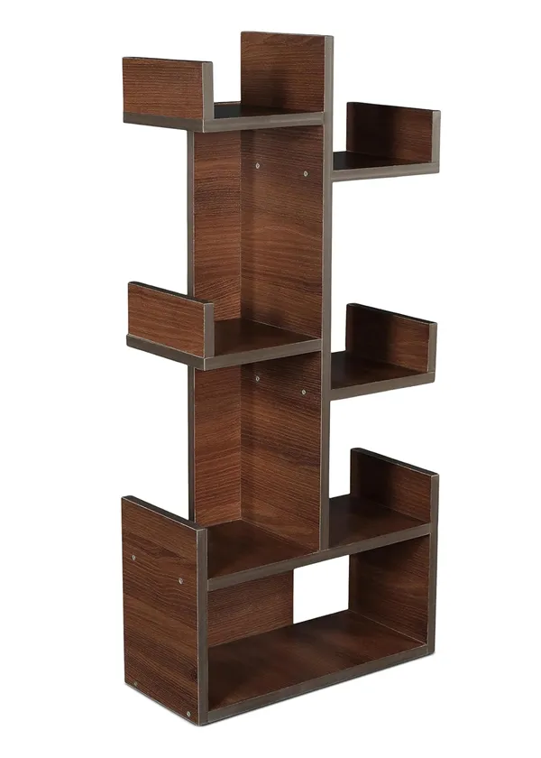 Engineered_Wooden_Book_Rack,Space_Saver_Book_Shelf_For_Home_Living_Room_And_Office_Table_Top_Free_Standing_Organizer,Laminated_Finish_Modern_Book_Shelve_(Kurtiz_)(Do-It-Yourself)
