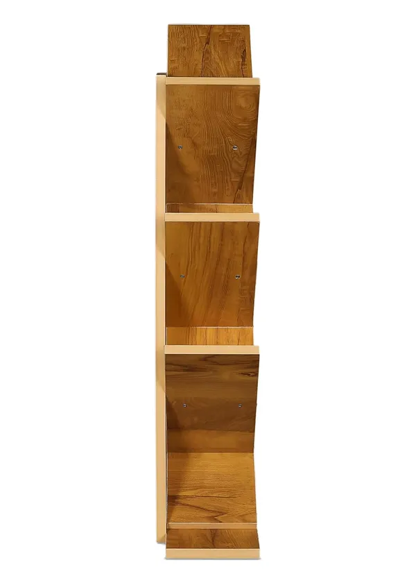 Engineered_Wooden_Book_Rack,Space_Saver_Book_Shelf_For_Home_Living_Room_And_Office_Table_Top_Free_Standing_Organizer,Laminated_Finish_Modern_Book_Shelve_(7_Tier_Yellow)(Do-It-Yourself)