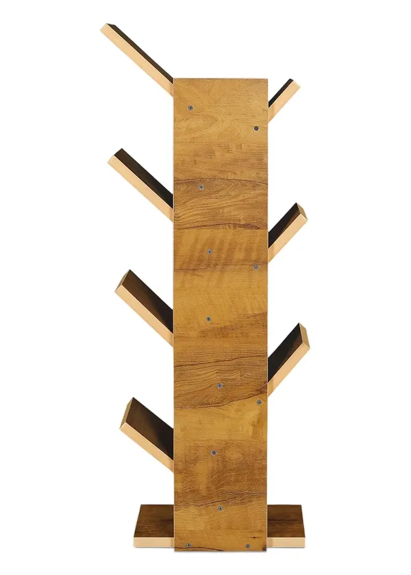 Engineered_Wooden_Book_Rack,Space_Saver_Book_Shelf_For_Home_Living_Room_And_Office_Table_Top_Free_Standing_Organizer,Laminated_Finish_Modern_Book_Shelve_(7_Tier_Yellow)(Do-It-Yourself)