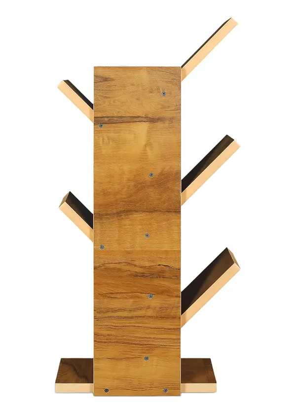 Engineered_Wooden_Book_Rack,Space_Saver_Book_Shelf_For_Home_Living_Room_And_Office_Table_Top_Free_Standing_Organizer,Laminated_Finish_Modern_Book_Shelve_(5Tier_Yellow)(Do-It-Yourself)