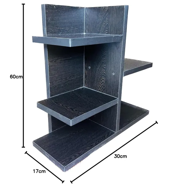 Furniture_Adjustable_Wood_Desktop_Storage_Organizer_Display_Shelf_Rack_|_Spice_Rack_|_Counter_Top_Bookcase_Book_Shelf_|_Home_Decor_Display_&_Storage_Rack_Cabinet_Unit_(Black)_Diy(Do-It-Yourself)