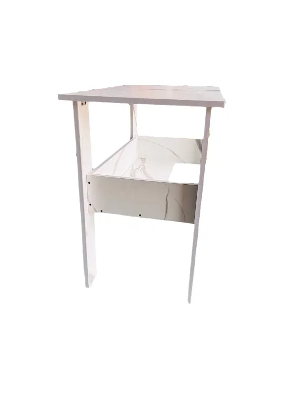 Marble_Engineered_Wood_Computer_Desk_With_One_Tier_Shelves_Laptop_Study_Table_For_Office_Home_Workstation_Writing_Modern_Desk_(St-004/90_X_50_X_77_Cm)_(White_Marble)_Diy(Do-It-Yourself)