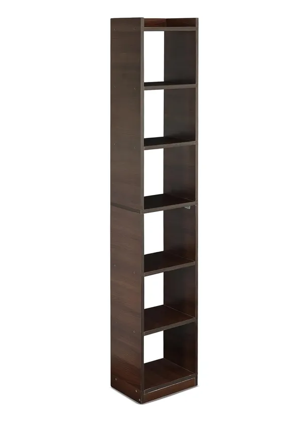 Engineered_Wooden_Book_Rack,Space_Saver_Book_Shelf_For_Home_Living_Room_And_Office_Table_Top_Free_Standing_Organizer,Laminated_Finish_Modern_Book_Shelve_(Ghodo__6Shelf)(Do-It-Yourself)