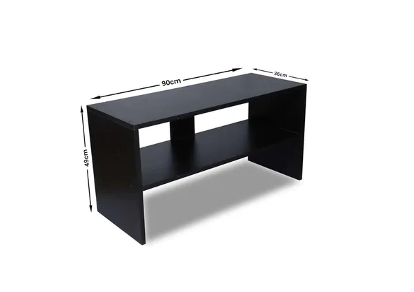 Wenge_Engineered_Wood_Rectangular_Shape_Coffee_Table/Centre_Table_With_Storage/Study_Table/Reading_Table_(Black_Wenge)_Diy(Do-It-Yourself)