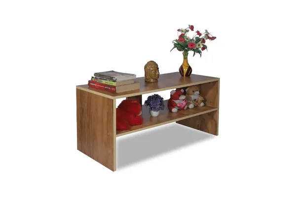Engineered_Wood_Rectangular_Shape_Coffee_Table/Centre_Table_With_Storage/Study_Table/Reading_Table_(Coche_Wood_Yellow)_Diy(Do-It-Yourself)
