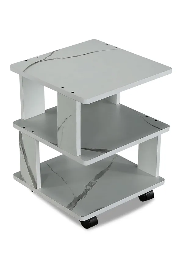 Center_Table_Engineered_Wood_Coffee_Table_(White_Taj_Marble)_Diy(Do-It-Yourself)
