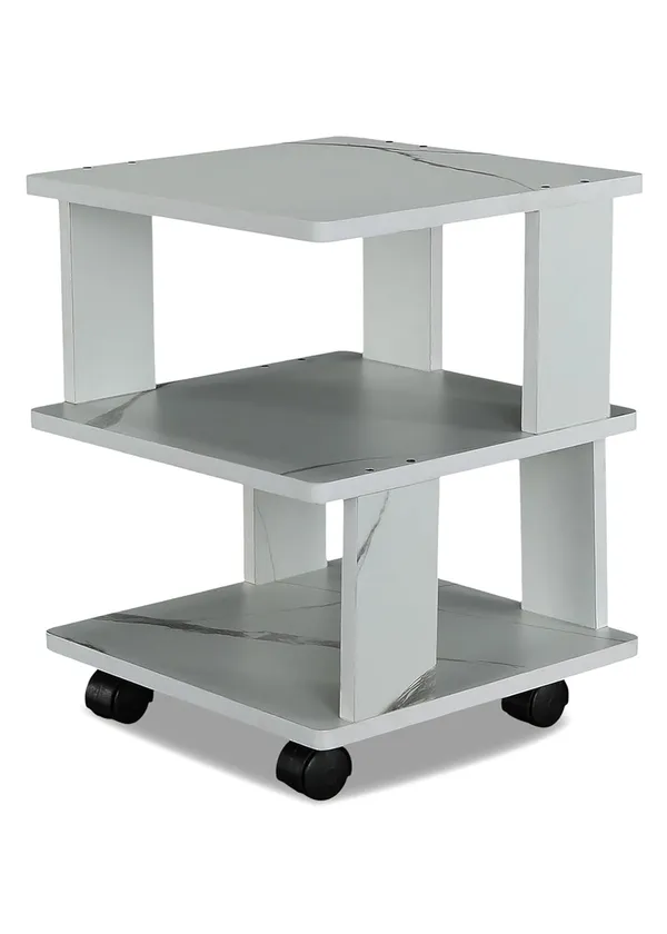 Center_Table_Engineered_Wood_Coffee_Table_(White_Taj_Marble)_Diy(Do-It-Yourself)
