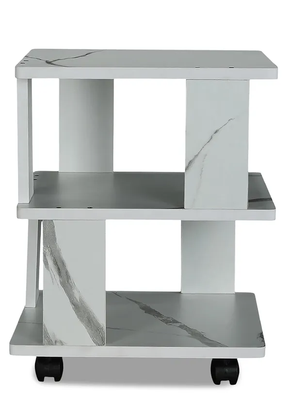Center_Table_Engineered_Wood_Coffee_Table_(White_Taj_Marble)_Diy(Do-It-Yourself)