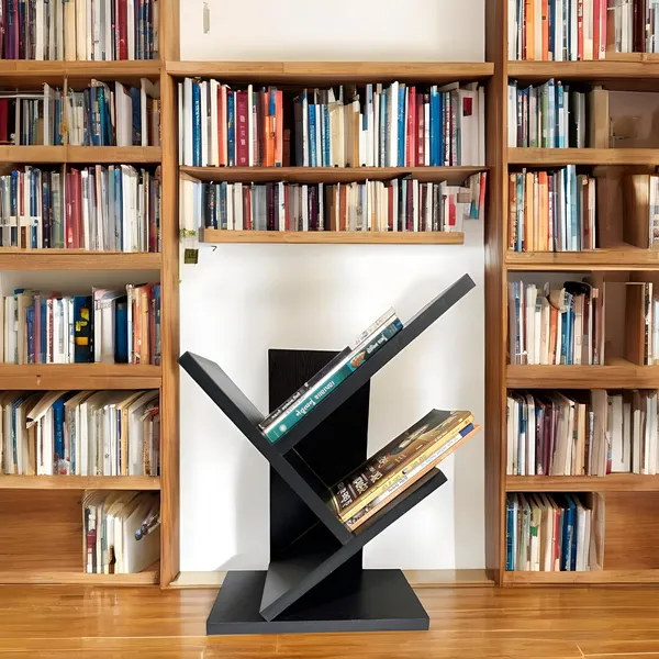 Plank_Reno_Engineered_Wood_Ladder_Book_Shelf_And_Display_Unit_(3_Tier_Black)(Do-It-Yourself)