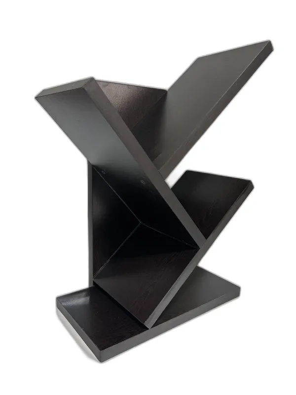 Plank_Reno_Engineered_Wood_Ladder_Book_Shelf_And_Display_Unit_(3_Tier_Black)(Do-It-Yourself)